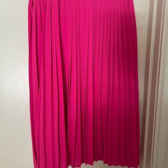 J. Crew Vibrant Pink A-Line Skirt - Picture 1 of 2